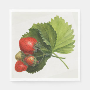 Vintage Strawberry Napkin