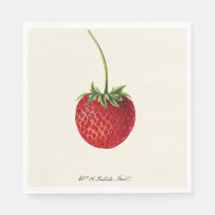 Vintage Strawberry Napkin
