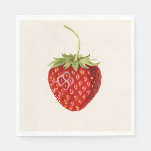 Vintage Strawberry Napkin