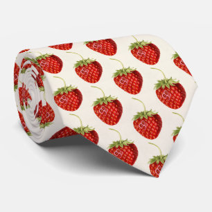 Vintage Strawberry Tie