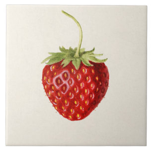 Vintage Strawberry Tile