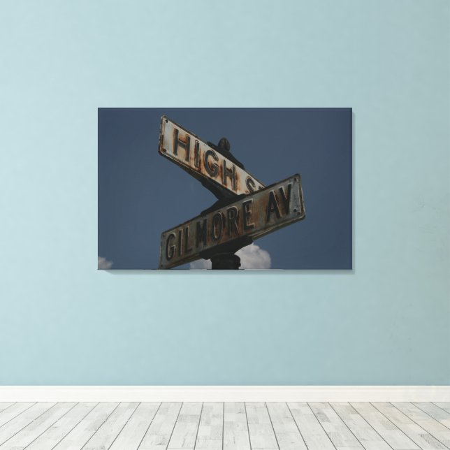 Vintage Street Sign (Insitu(Wood Floor))