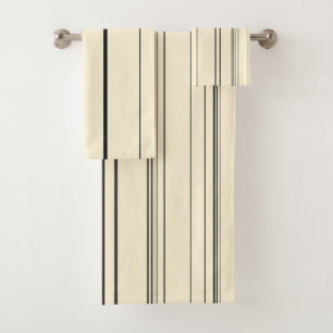 Vintage Stripes Bath Towel Set