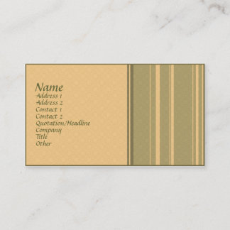 Vintage Stripes Business Card