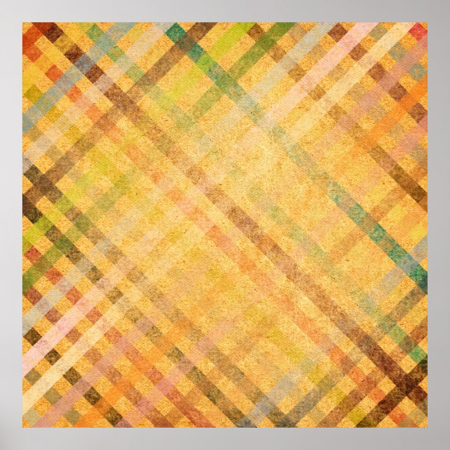 Vintage stripes seamless pattern poster (Front)