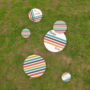 Vintage Stripes Table Confetti