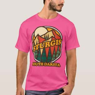 Vintage Sturgis South Dakota Mountain Hiking Souve T-Shirt