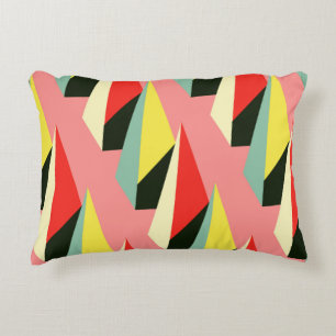 vintage style 3D geometric seamless pattern with r Decorative Cushion
