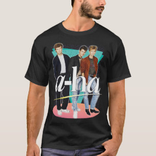 Vintage Style 80s AHa Design T-Shirt