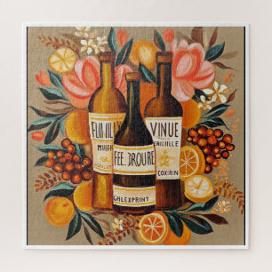 VINTAGE STYLE ADVERTISING FROM BUXEMBOURG. JIGSAW PUZZLE