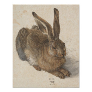 Vintage-Style Albrecht Dürer - Hare Acrylic Poster