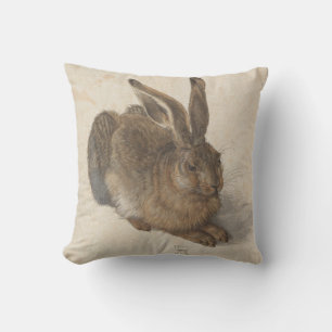 Vintage-Style Albrecht Dürer - Hare Cushion