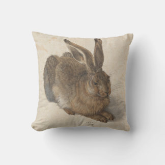Vintage-Style Albrecht Dürer - Hare Cushion