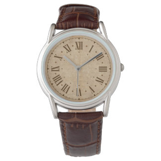 vintage style and roman letters watch