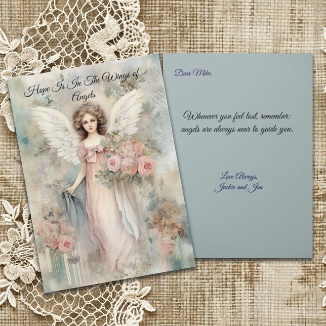 Vintage-Style Any Occasion Angel Card (Creator Uploaded)