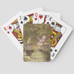 vintage style art playing cards
