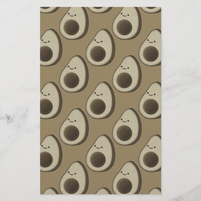 Vintage Style Avocado Pattern (Front)