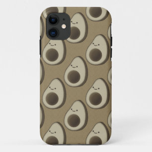 Vintage Style Avocado Pattern iPhone 11 Case