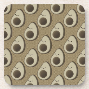 Vintage Style Avocado Pattern Coaster