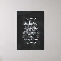 Vintage style Bakery Chalkboard poster
