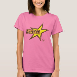 Vintage Style Barack Obama Star T Shirt