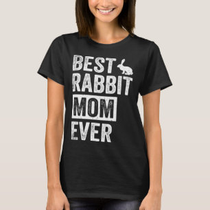 Vintage Style Best Rabbit Mum Ever Easter Bunny T-Shirt