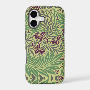 Vintage-style blue color botanical pattern  iPhone