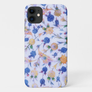 Vintage Style Blue Flowers Floral Art Phone Case
