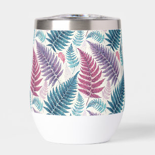Vintage-style botanical fern leaves