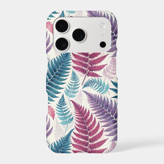 Vintage-style botanical fern leaves (Back)