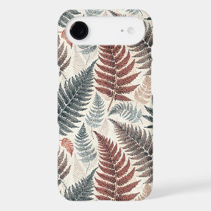 Vintage-style botanical fern leaves