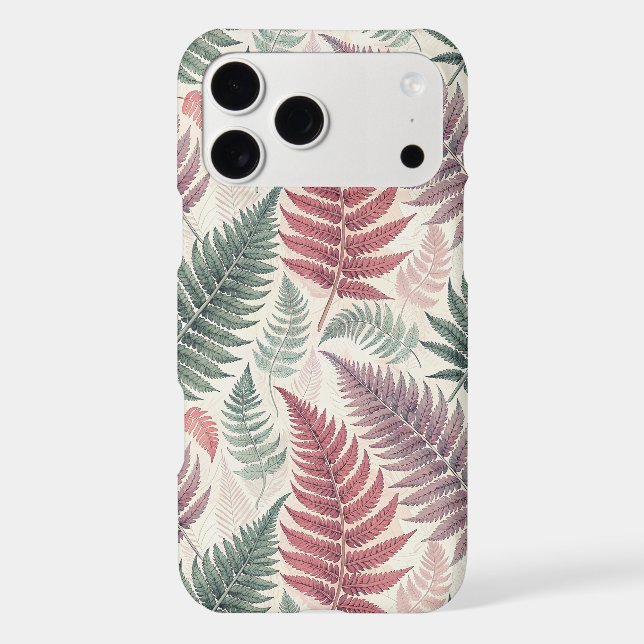 Vintage-style botanical fern leaves (Back)