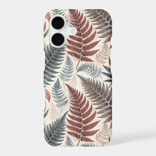 Vintage-style botanical fern leaves (Back)