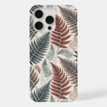 Vintage-style botanical fern leaves