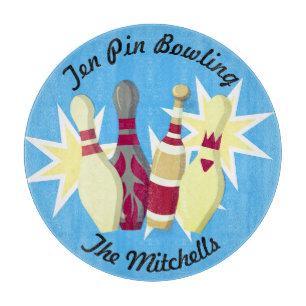Vintage-style Bowling Cutting Board