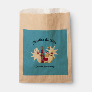 Vintage-style Bowling Favour Bags