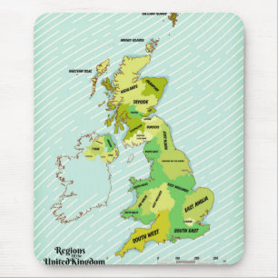 Vintage style British Isles Shipping Forecast Mouse Mat