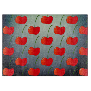 Vintage-style Cherry glass cutting board