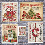 Vintage style Christmas<br><div class="desc">Several Christmas themed stickers to add more personal touch!</div>