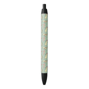 Vintage Style Christmas Black Ink Pen