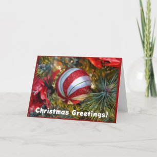 Vintage Style Christmas Festive Holiday Card
