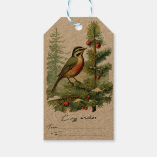 Vintage Style Christmas Gift Tags