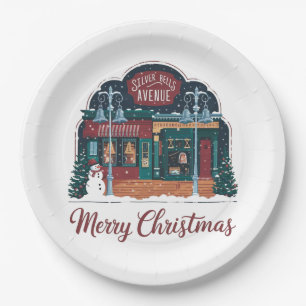 Vintage-style Christmas  Paper Plate