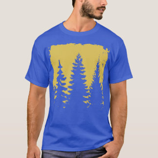 Vintage Style Coniferous Forest T-Shirt