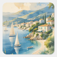 Vintage Style Cote D'Azur French Travel
