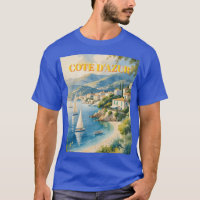 Vintage Style Cote D'Azur French Travel 