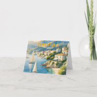 Vintage Style Cote D'Azur French Travel 