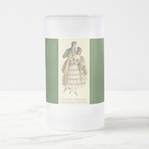 Vintage Style Couple Victorian Christmas Stein