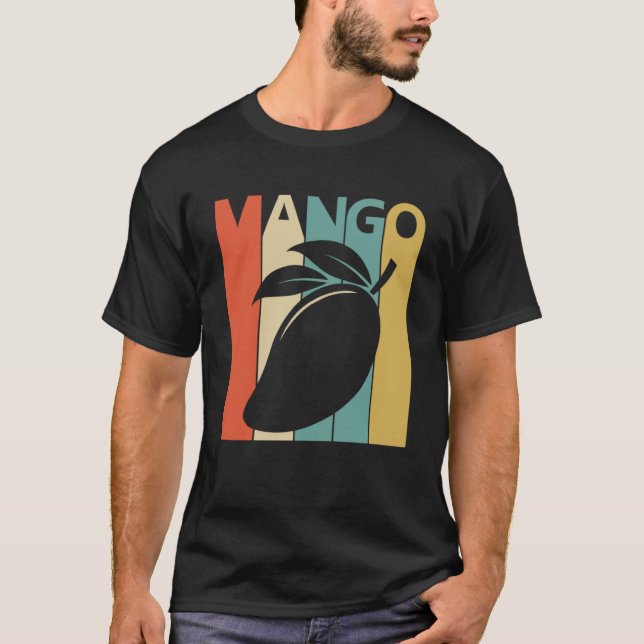 Vintage style Cute Mango Fruit T-Shirt (Front)
