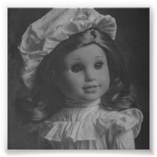 Vintage-Style Doll Portrait - Rebecca Photo Print